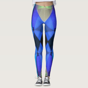 Blue Butterfly Leggings