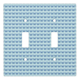 Blue Butterfly Light Switch Cover