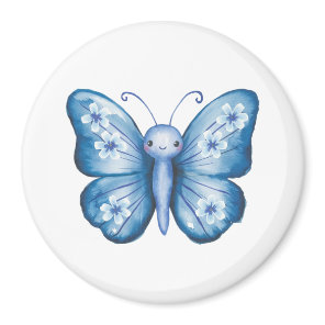 Blue Butterfly Magnet