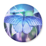 Blue Butterfly Magnet