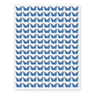 Blue Butterfly mini tattoos by temporarytat