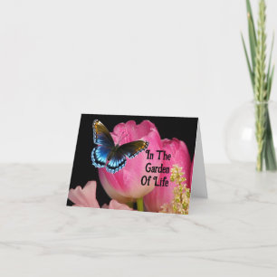 Blue Butterfly Mother's Day Greeting Card