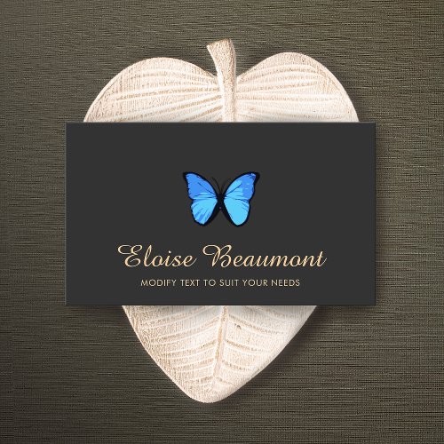 Blue Butterfly Nature Business Card