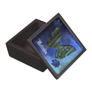 Blue Butterfly Nature Forrest Personalized 