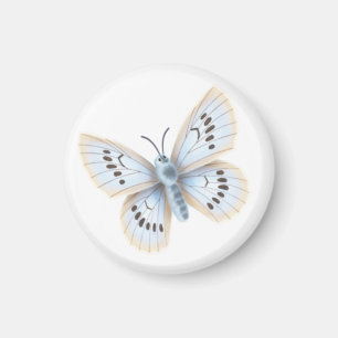 Blue Butterfly Nature Garden Fauna Magnet