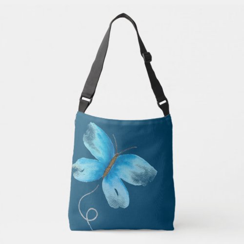 Blue Butterfly of Hope Bag