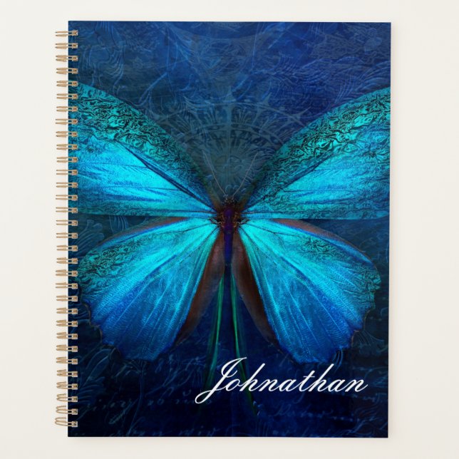 Blue Butterfly of Joy & Luck Planner (Front)