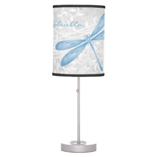 Blue Butterfly Personalized Table Lamp