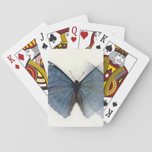 Blue Butterfly Poker Cards