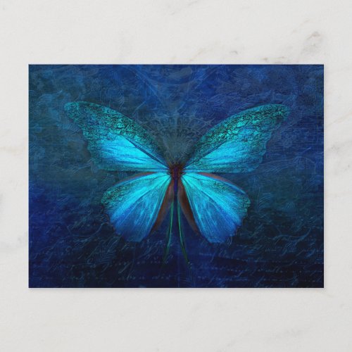 Blue Butterfly Postcard