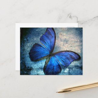 Blue butterfly Postcard