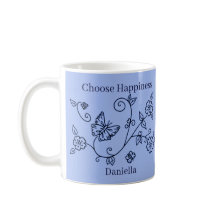 Blue Butterfly Reminder Mug