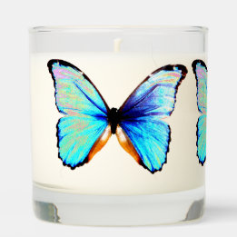 Blue Butterfly Scented Candle