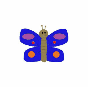 Blue Butterfly sculpture