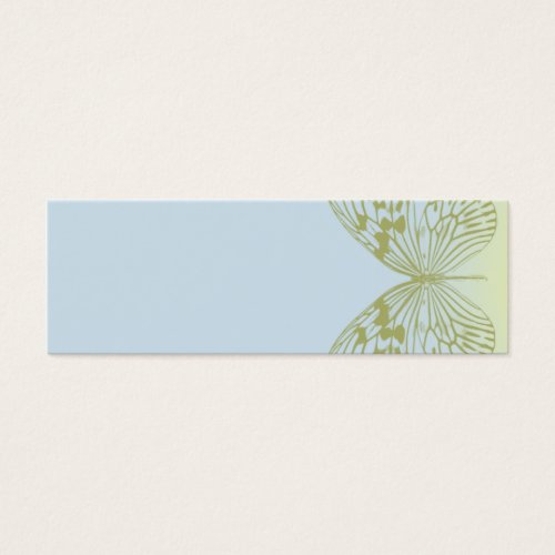 Blue Butterfly &amp; Stripe Business Card