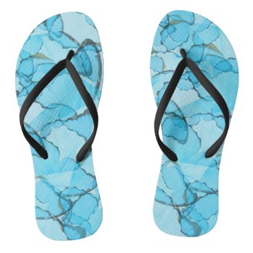 Blue Butterfly Summer Flip-Flops Flip Flops Blue Butterfly Summer Flip-Flops Flip Flops