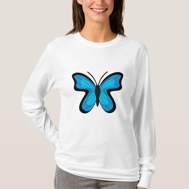 Blue Butterfly T-Shirt (Front)