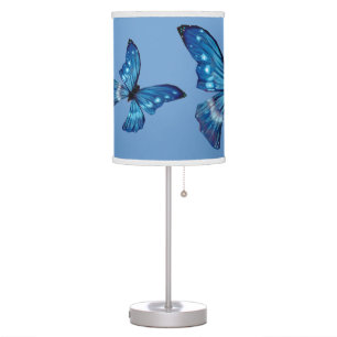 Blue Butterfly Table Lamp