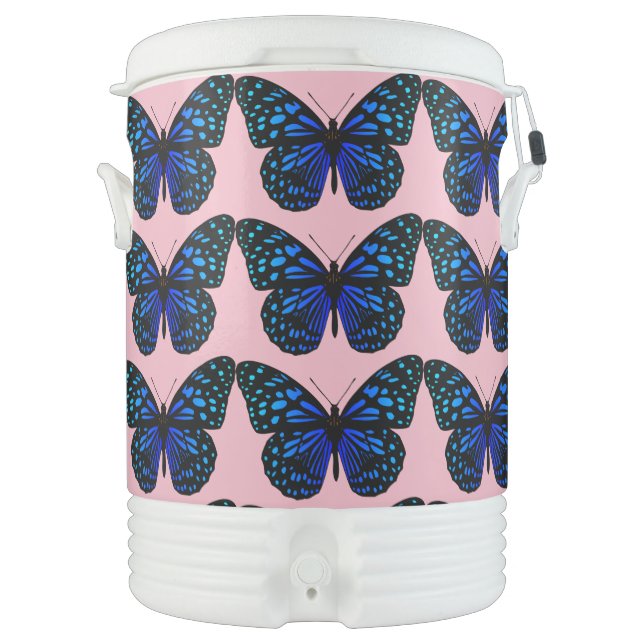 Blue butterfly Thunder_Cove  Beverage Cooler (Front)