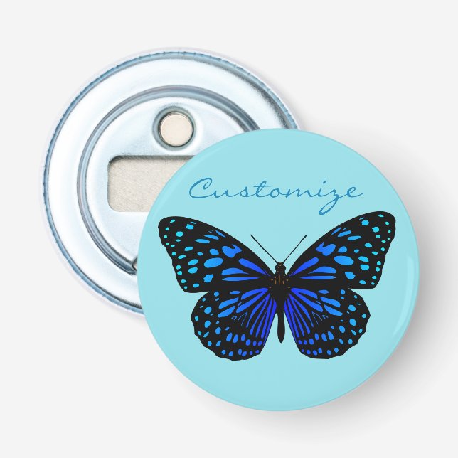 Blue Butterfly Thunder_Cove Bottle Opener (Front)