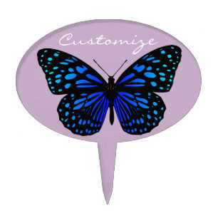 Blue Butterfly Thunder_Cove Cake Topper