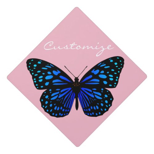 blue butterfly Thunder_Cove Graduation Cap Topper