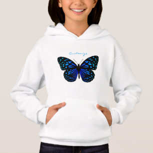 Blue butterfly Thunder_Cove Hoodie