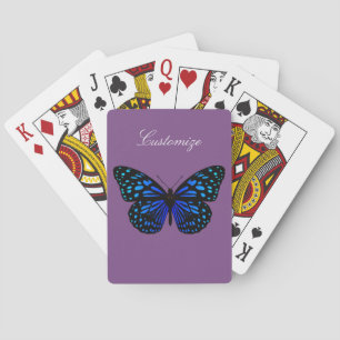 Blue Butterfly Thunder_Cove Poker Cards