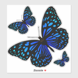 Blue butterfly Thunder_Cove Sticker