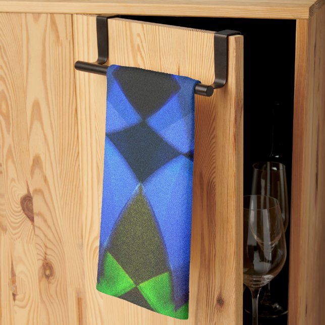 Blue Butterfly Towel (Thirds Fold)