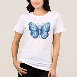 Blue Butterfly Tri-Blend Shirt