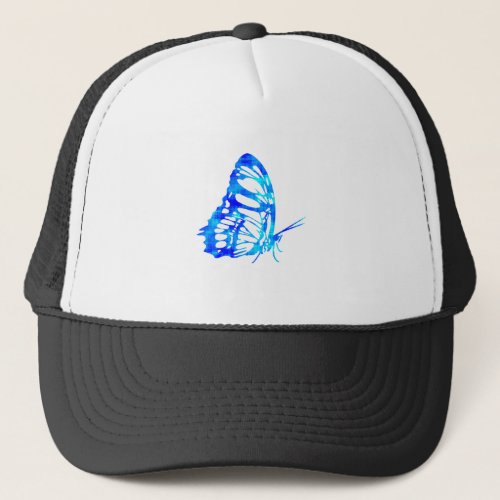 Blue Butterfly Trucker Hat