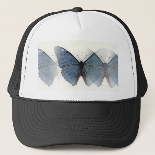 Blue Butterfly Trucker Hat