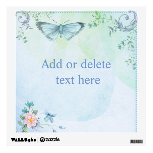 Blue Butterfly Wall Sticker