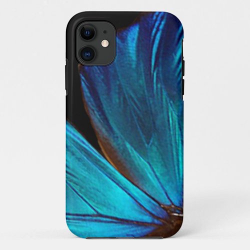 Blue Butterfly Wing Phone Case