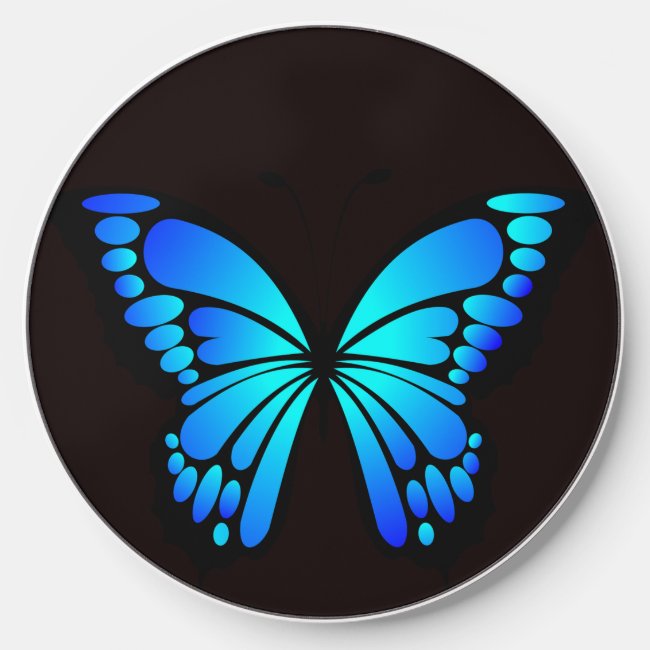 Blue Butterfly Wireless Charger