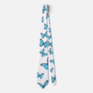 Blue Butterflys Tie