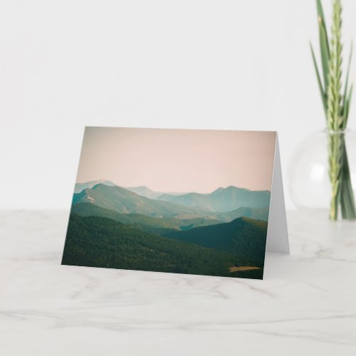 Blue by the Mountains Card