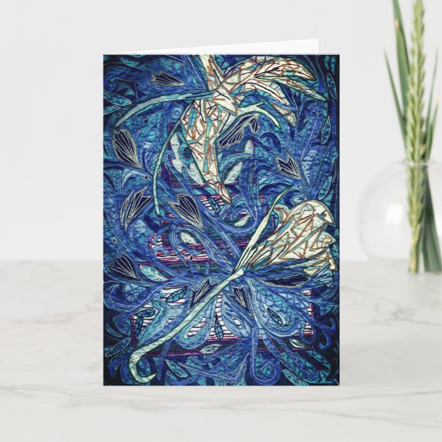 Blue cake card (Front)