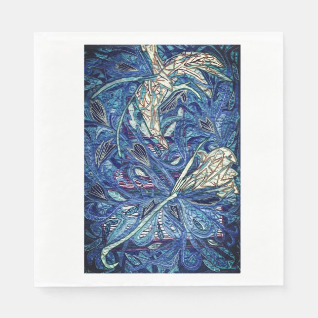 Blue cake napkins (Front)