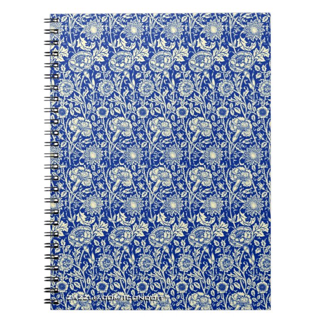 Blue Calico Notebook (Front)