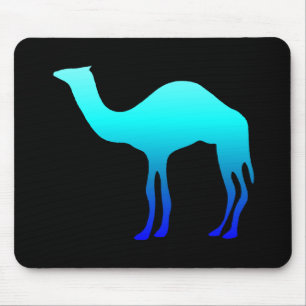 Blue Camel Mouse Pad