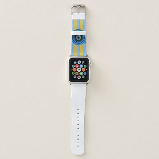 Blue Camera Apple Watch Band (Front)