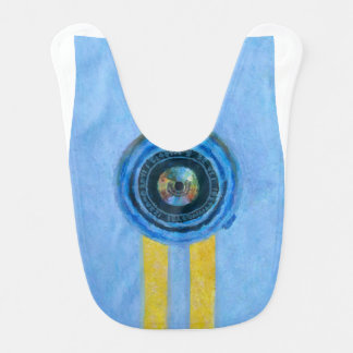 Blue Camera Baby Bib