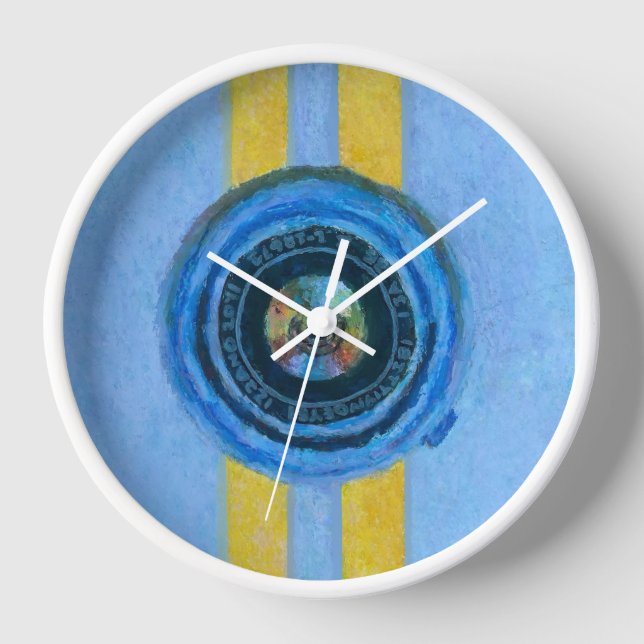 Blue Camera Clock (Front)