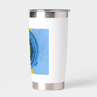 Blue Camera Insulated Tumbler