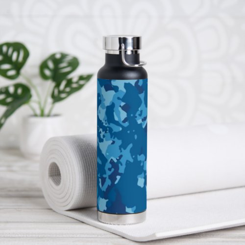 Blue Camo 31 Thor Copper Infused   Water Bottle