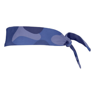 Blue Camo Adventure Sports Fun Tie Headband