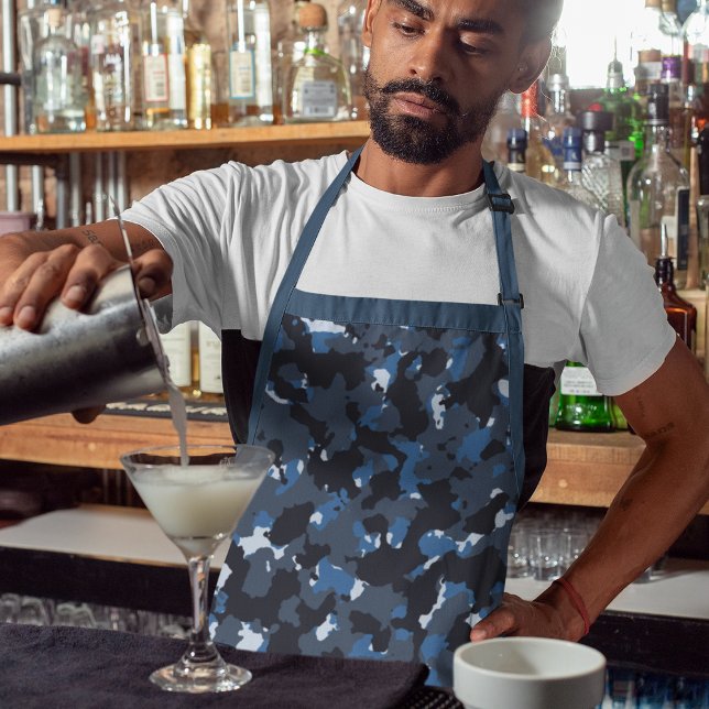 Blue Camo Apron (Creator Uploaded)