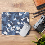 Blue Camo Hearts | Camo Hearts Mousepad<br><div class="desc">Blue Camo Hearts | Camo Hearts Mousepad - Dress up your desktop with our Camo Collection of Mousepads. Our Camo mousepads make an excellent gift for the holidays. Don't hesitate to contact the store owner for additional questions about our products. PurdyCase©</div>